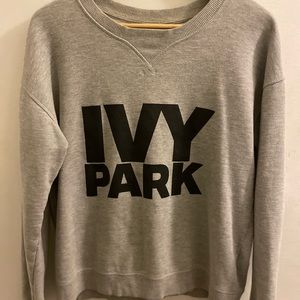 Ivy Park Logo Crew neck Grey in Small - Pre owned